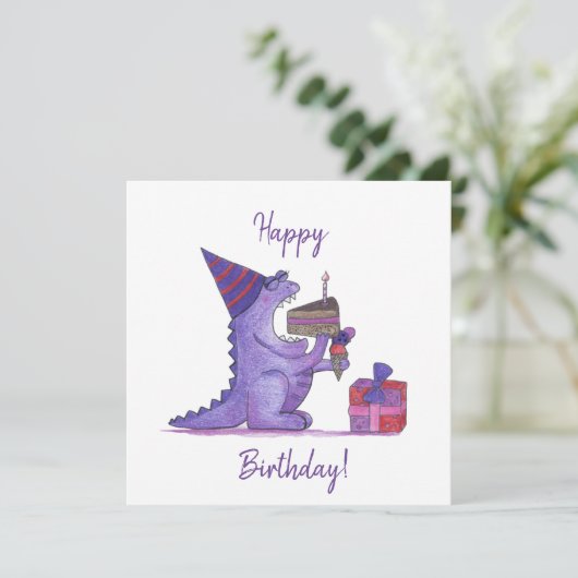 Funny Birthday Monster (Stehend Vorderseite)