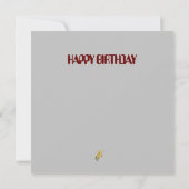 Funny BIRTHDAY oder RETIREMENT-Karte BANANA GREETI Dankeskarte (Rückseite)