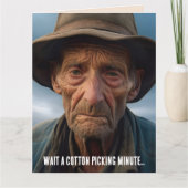 FUNNY BIRTHDAY OLD MAN JOKE GREETING CARD KARTE (Vorderseite)
