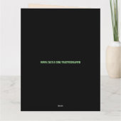 FUNNY BIRTHDAY OLD MAN JOKE GREETING CARD KARTE (Rückseite)