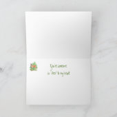 Funny Birthday Onkel, jemand Hirsch in meinem Herz Karte (Innenseite)