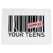 Funny Birthday Party 20. Große Geschenktüte (Vorderseite)