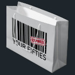 Funny Birthday Party 60. Große Geschenktüte<br><div class="desc">Funny Birthday Party 60. Große Geschenktasche</div>