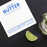 Funny Birthday Party Butterthema Serviette<br><div class="desc">Fügen Sie Ihrer Geburtstagsparty eine humorvolle Touch mit unserem Funny Butter Theme Napkins hinzu. Diese Servietten zeichnen sich durch ein spielerisches Design aus, das die Liebe des Geburtstags für Butter feiert. Egal, ob Sie ein Butterfest servieren oder einfach nur gewollt haben, um Ihrem Tischdekor ein lustiges Element hinzuzufügen, diese Servietten...</div>