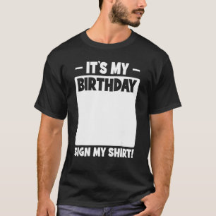 Funny Birthday Party Das ist mein Geburtstagszeich T-Shirt