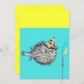 Funny Birthday Party Einladung (Vorne/Hinten)