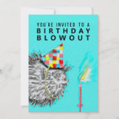 Funny Birthday Party Einladung (Vorderseite)