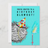 Funny Birthday Party Einladung (Vorderseite)