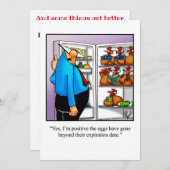 Funny Birthday Party Einladungen (Vorne/Hinten)