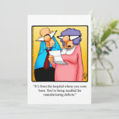 Funny Birthday Party Einladungen (Stehend Vorderseite)