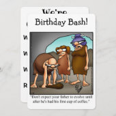 Funny Birthday Party Einladungen für ihn (Vorne/Hinten)