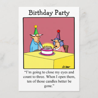 Funny Birthday Party Einladungen für sie