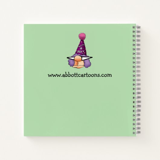 Funny Birthday Party Gästebuch für sie Notizblock (Rückseite)