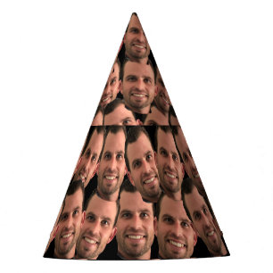 Funny Birthday Party hat Custom Face Foto / Head Partyhütchen