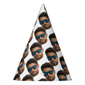 Funny Birthday Party hat Custom Face Foto Partyhütchen (Links)