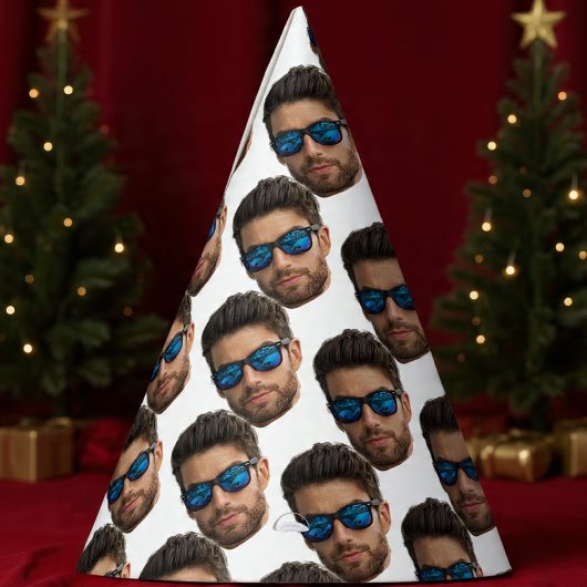 Funny Birthday Party hat Custom Face Foto Partyhütchen