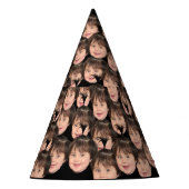 Funny Birthday Party Hats Baby Face Photo / Head Partyhütchen (Vorderseite)