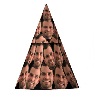 Funny Birthday Party Hats Custom Face Foto / Head Partyhütchen