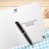 Funny Birthday Plane Toast Aviation Lover Kids Karte