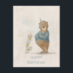 Funny Birthday Postcard Postkarte<br><div class="desc">Funny Birthday</div>