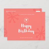 Funny Birthday Postkarte (Vorne/Hinten)