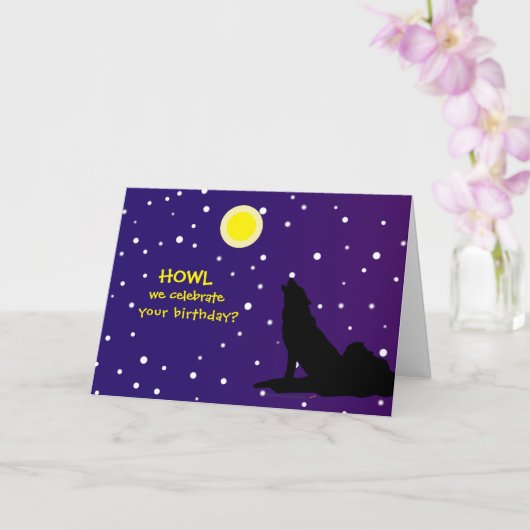 Funny Birthday Puns for Dog Lover Karte (Orchidee)