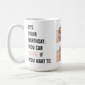 Funny Birthday Quotes | Collage Foto | Bestes Gesc Kaffeetasse (Links)
