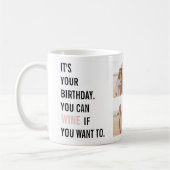 Funny Birthday Quotes | Collage Foto | Bestes Gesc Kaffeetasse (Links)