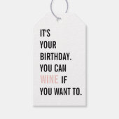 Funny Birthday Quotes | Happy Birthday | Bestes Ge Geschenkanhänger (Vorderseite)