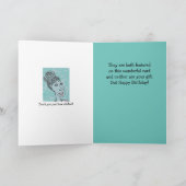 Funny Birthday Riddle Einladung (Innenseite)