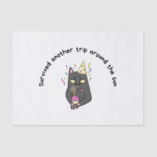 Funny Birthday Seidenpapier (Vorderseite)