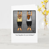 Funny Birthday Spaß Card for Friends Karte (Gelbe Blume)