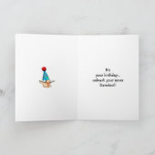 Funny Birthday Spaß Grußkarte Karte (Innenseite)