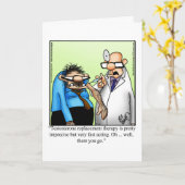 Funny Birthday Spaß Grußkarte Karte (Gelbe Blume)