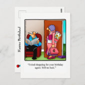 Funny Birthday Spaß Postcard Postkarte (Vorne/Hinten)