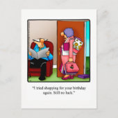 Funny Birthday Spaß Postcard Postkarte (Vorderseite)