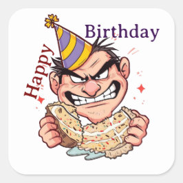 Funny Birthday Sticker