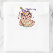 Funny Birthday Sticker (Tasche)