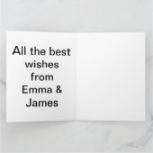 Funny Birthday Surfing Ananas Karte (Innenseite)