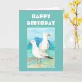 Funny Birthday to Great Girlfriend "Gullfriend" Karte (Gelbe Blume)