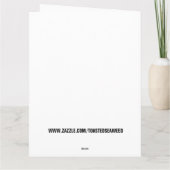 FUNNY BIRTHDAY TOILET PAPIER GUTE BOWEL MOVEMENTS KARTE (Rückseite)