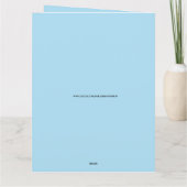 FUNNY BIRTHDAY TRUMP GREETING CAT CARD KARTE (Rückseite)