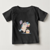 Funny Birthday Unicorn Baby T-shirt (Vorderseite)