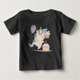 Funny Birthday Unicorn Baby T-shirt