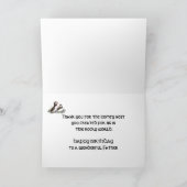 Funny Birthday Vater, Vater, Niedliche Puffsvögel Karte (Innenseite)