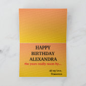 Funny Birthday Video Conference Call Satire Card Karte (Innenseite)