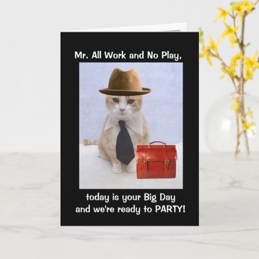 Funny Birthday von Group Karte (Gelbe Blume)