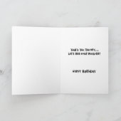 Funny Birthday Wish Karte (Innenseite)