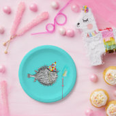 Funny Birthday Wish Paper Plate Pappteller (Party)