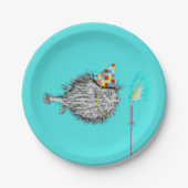 Funny Birthday Wish Paper Plate Pappteller (Vorderseite)